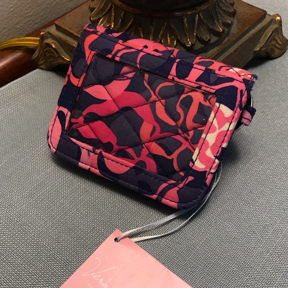 Vera Bradley Katalina Pink Double ID Mini-Wallet